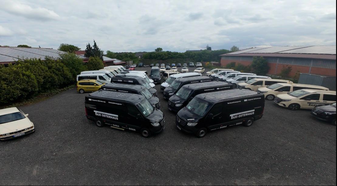 Fahrzeugflotte von Taxi Osterhaus – Krankentransport-Sprinter und Taxis